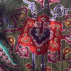 Moulinette Soeurs‎ Black and Multicolor Mini Dress